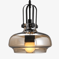 Suspension design en verre style vintage Club