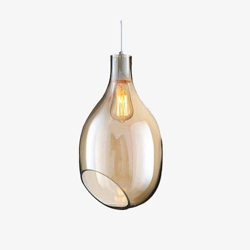 Open Oval Glass Design pendant light