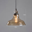 Suspension design en verre vintage retro Countryside