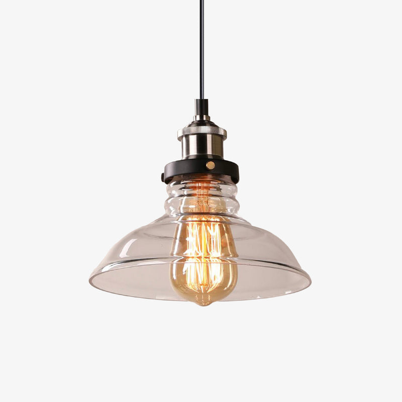 Lámpara de suspensión design en cristal retro vintage Countryside
