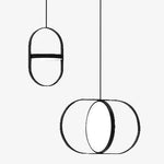 Suspension design lampe ronde ajustable encerclée Line