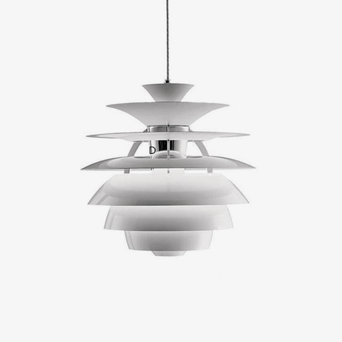 Suspension design LED abat-jour métal de plusieurs formes