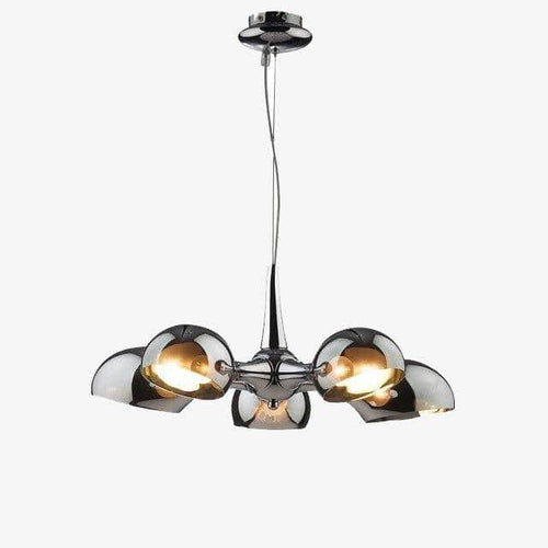 Suspension design LED avec abat-jour arrondi en verre Rui