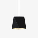 Suspension design LED avec abat-jour en métal coloré Alana