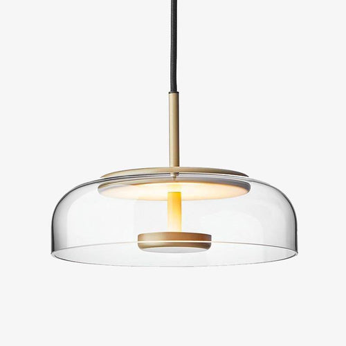 Suspension design LED avec abat-jour en verre Clear - vue 2 sur 7