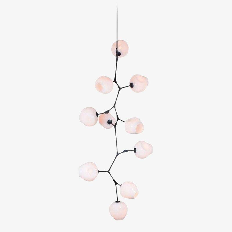 pendant light LED design with lampshade glass branch style Creative