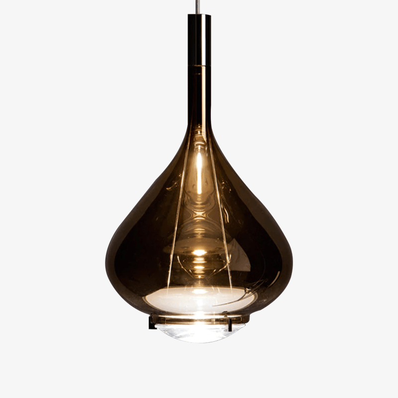 pendant light LED design with conical shape Creative glass
