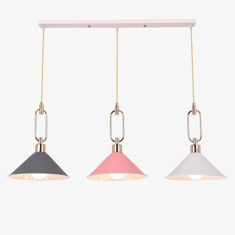 Suspension design LED conique moderne Many