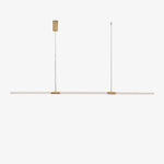 Lustre design LED doré style minimaliste Nevy