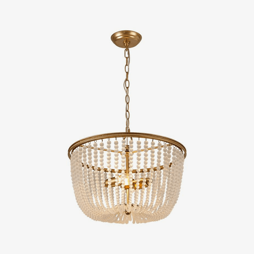 Suspension design LED dorée avec abat-jour en verre cristal Luxury