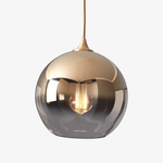 Suspension design LED en boule de verre Loft