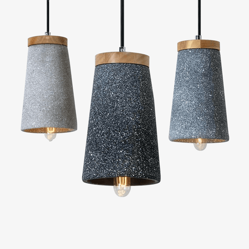 Suspension design LED en ciment style Loft Decor