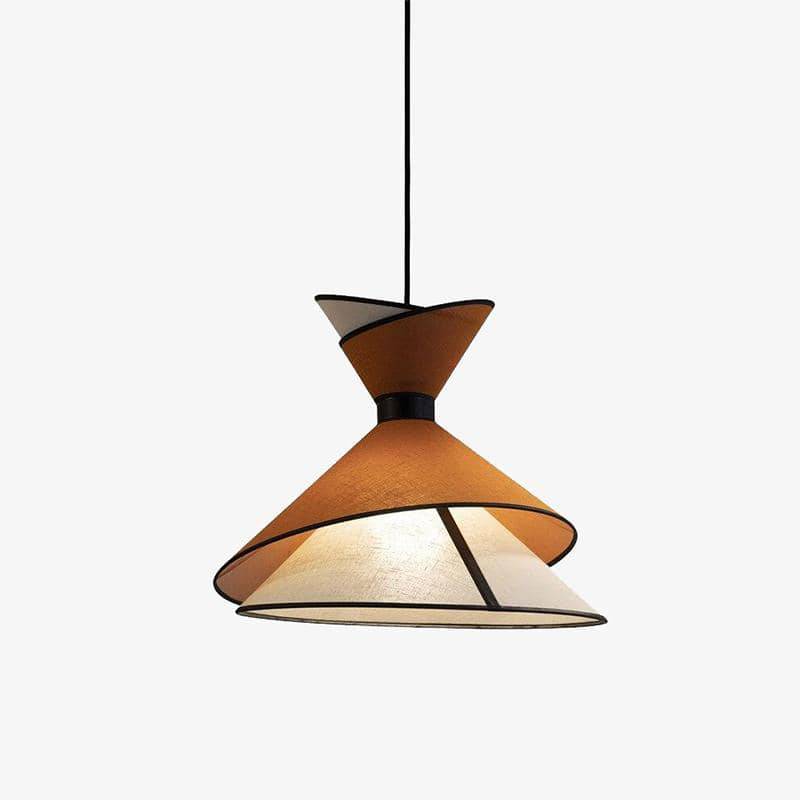 pendant light metal LED design with lampshade asymmetrical