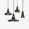 Suspension design LED en verre trempé de plusieurs formes Lofty