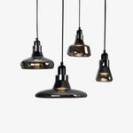 Suspension design LED en verre trempé de plusieurs formes Lofty