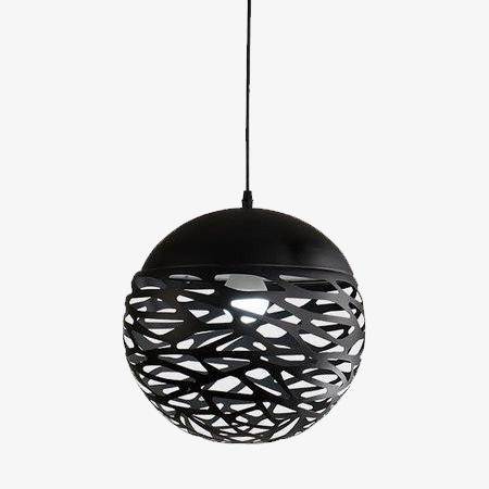 Suspension design moderne en boule trouée Hollow (plusieurs couleurs)