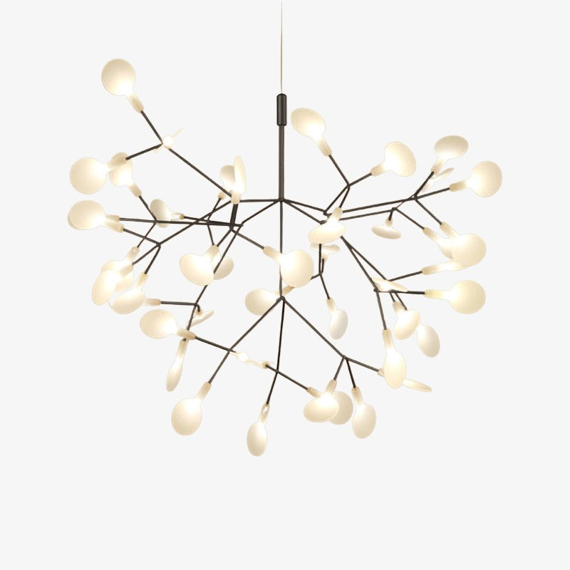 Suspension design moderne LED arbre doré Home