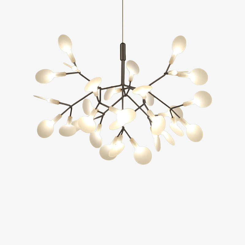 Suspension design moderne LED arbre doré Home