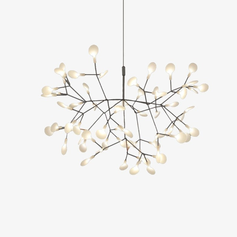 Suspension design moderne LED arbre doré Home