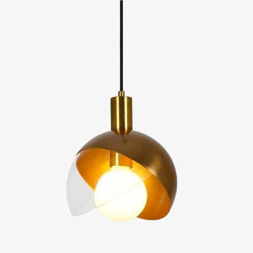 pendant light Greedy golden LED sphere design