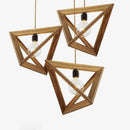 Suspension en bois en pyramide ouverte Village
