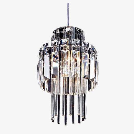 Lámpara de suspensión LED de cristal de estilo industrial