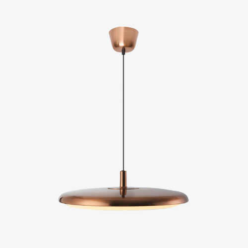 Suspension LED avec abat-jour plat arrondi Sysley - vue 8 sur 8