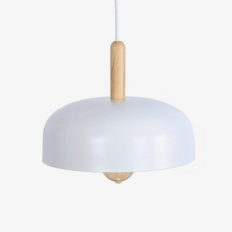 pendant light Industrial style half ball LED with bos support