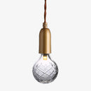Suspension LED doré Loft Rétro
