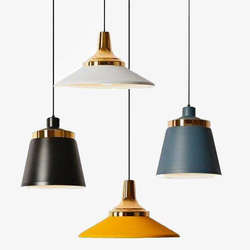 Suspension LED moderne en métal et base métalique - vue 2 sur 19
