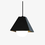 Suspension LED triangulaire de couleur