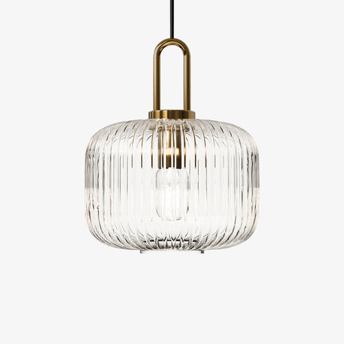 Suspension moderne avec différentes formes en verre Charlise