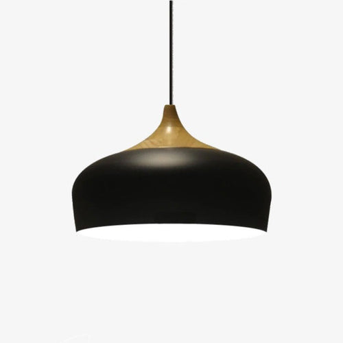 Suspension moderne en bois et métal Elina