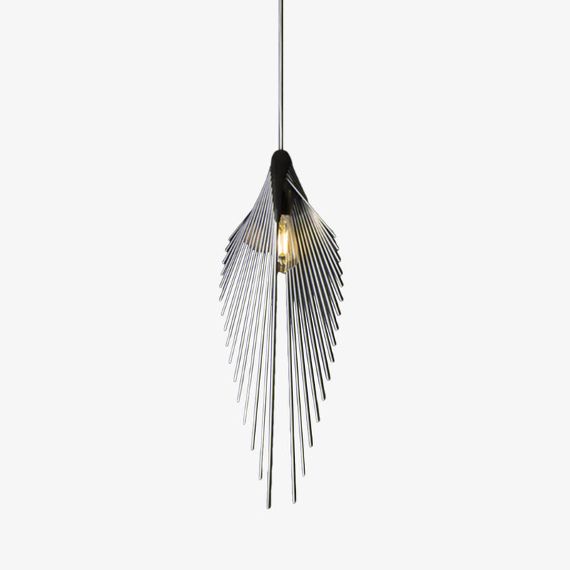 Suspension moderne en forme d'ailes d'oiseau en métal Badir