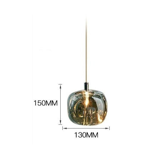 pendant light modern apple-shaped glass Julye