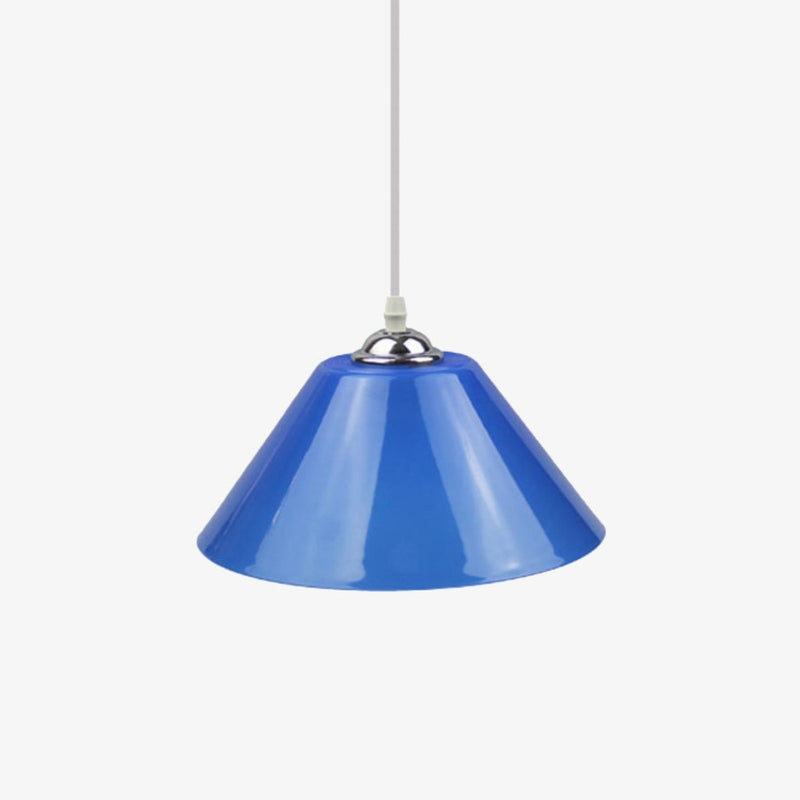 Suspension moderne en plastique de couleur
