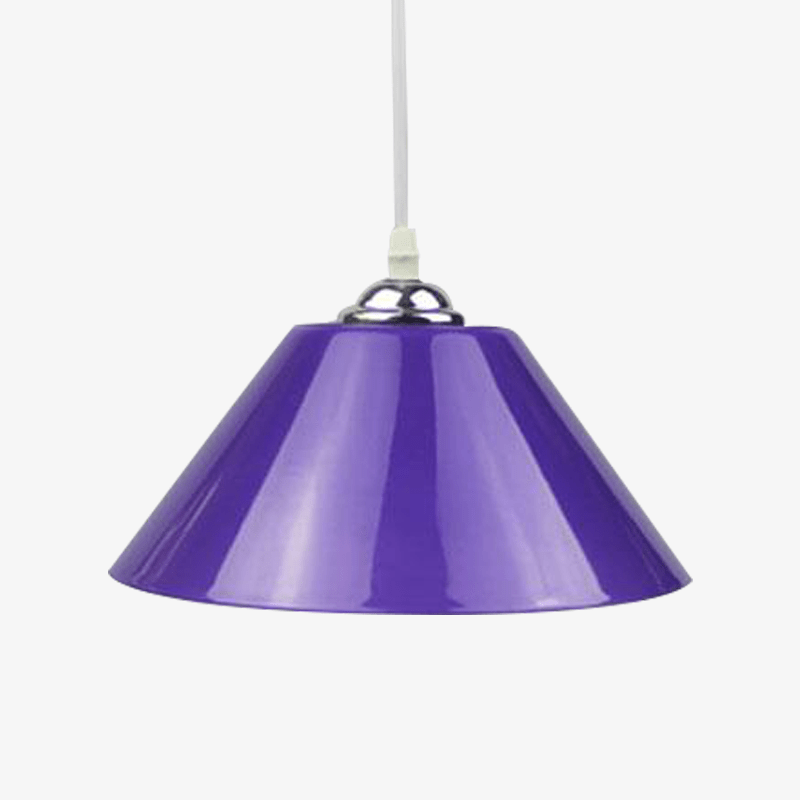 Suspension moderne en plastique de couleur