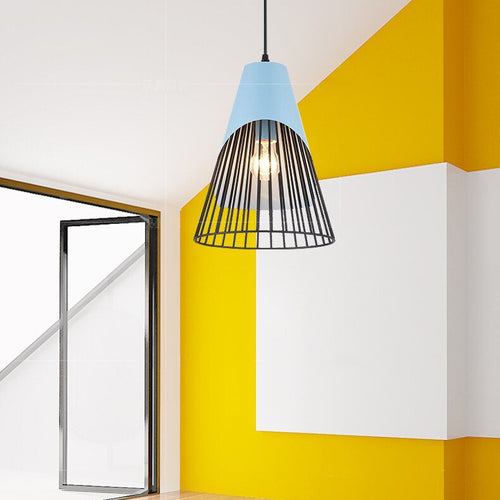 pendant light modern and minimalist with lampshade conical Megan