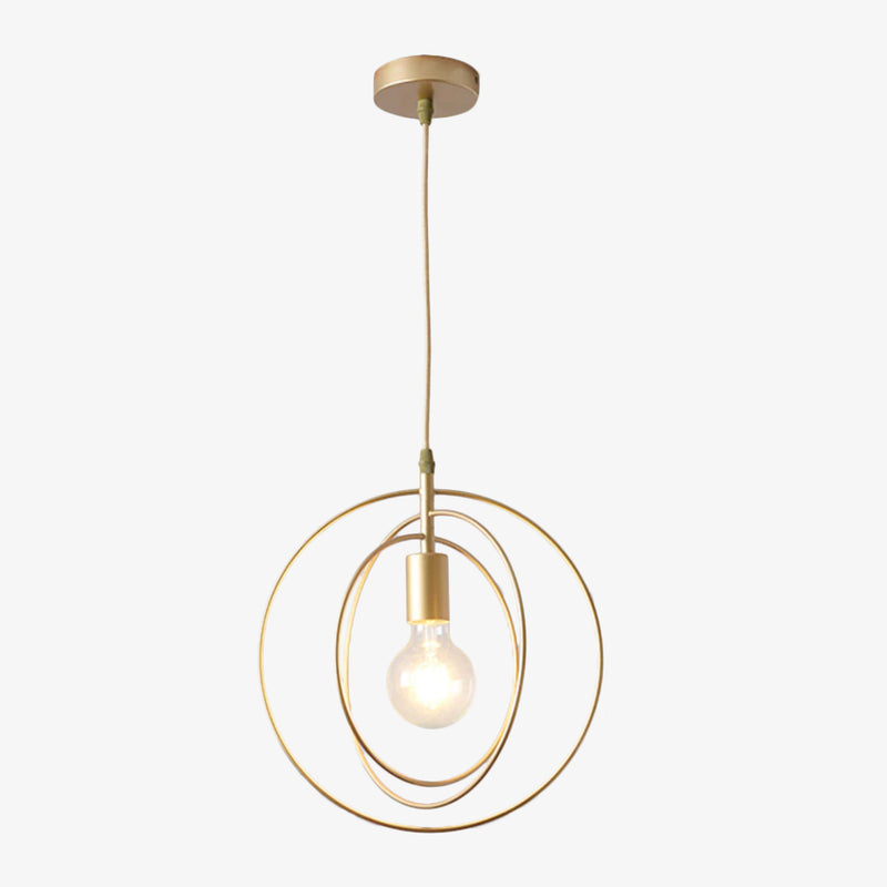 pendant light modern LED with geometric shapes Yria