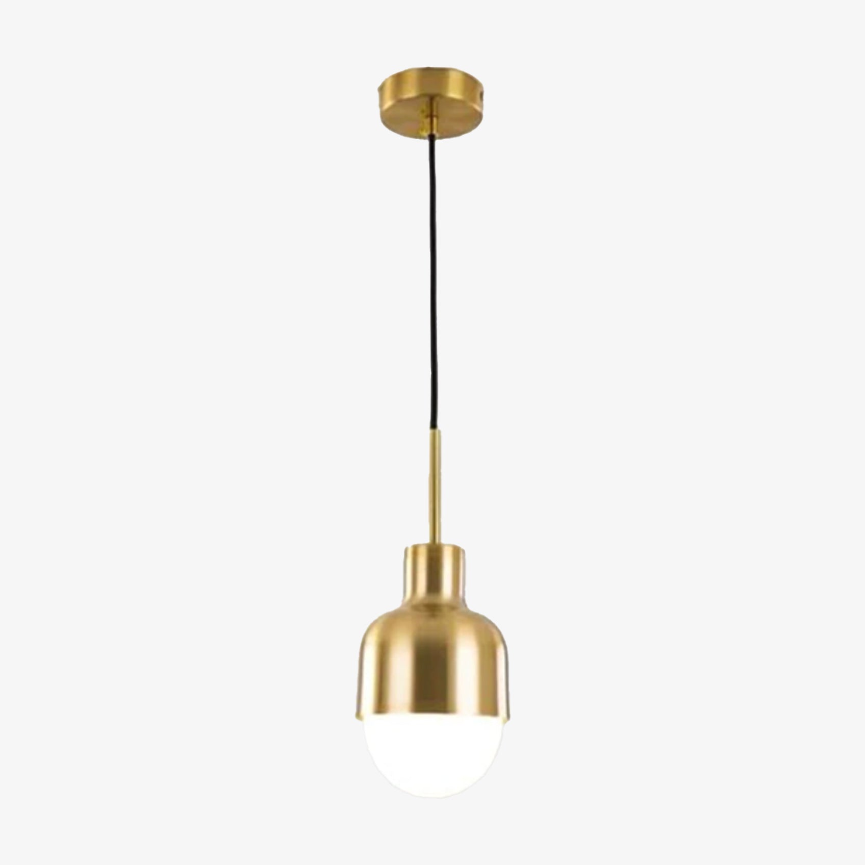 Suspension moderne LED minimaliste et dorée Melania