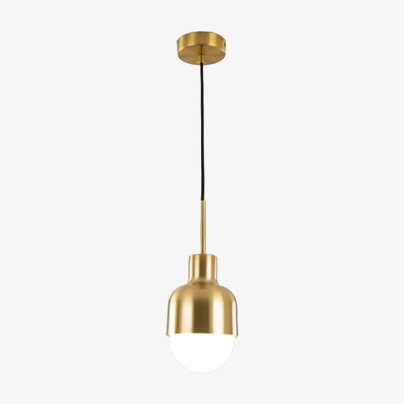 Suspension moderne LED minimaliste et dorée Melania
