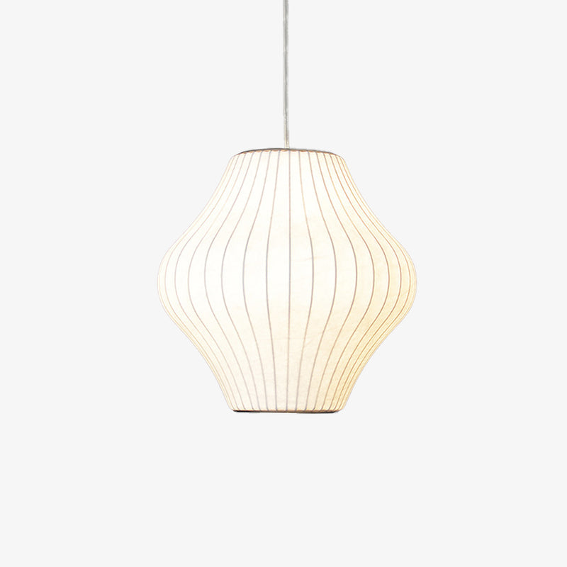 pendant light modern Japanese style paper Silk