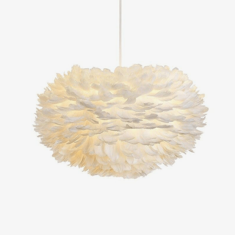 pendant light oval in feathers Father