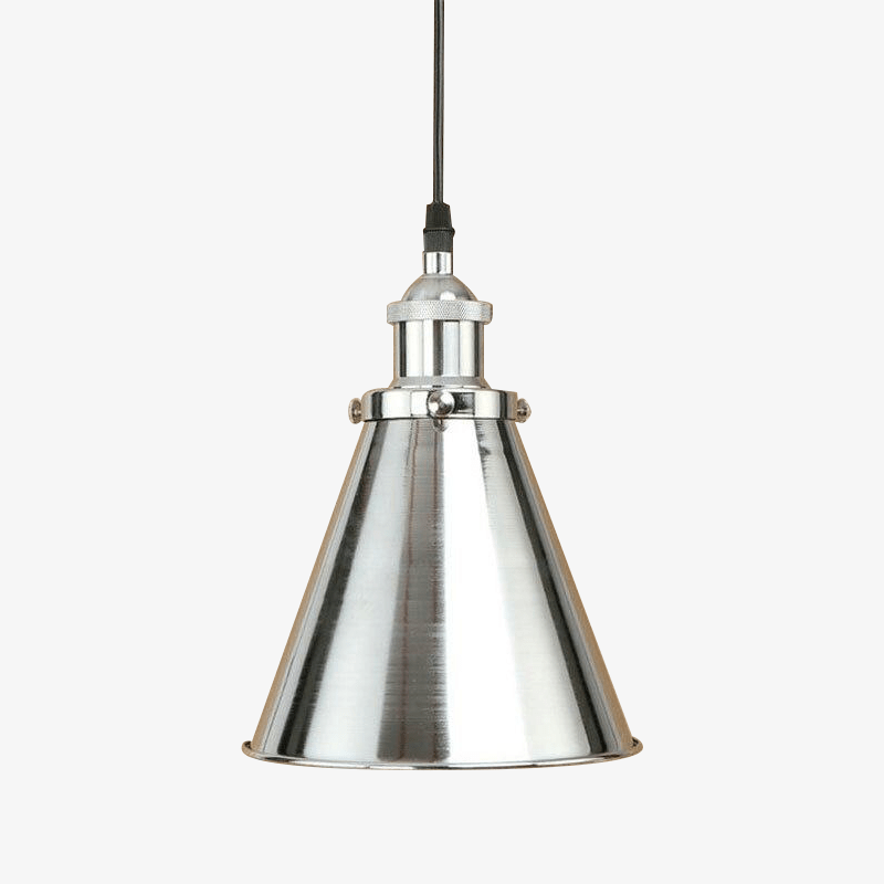 pendant light LED retro with lampshade metal cone Loft