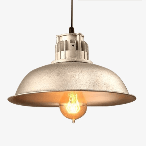 Suspension vintage en fer coloré American