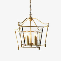 Suspension vintage en forme de carré alsacien Tyna
