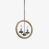 Suspension vintage LED avec deux bougies en métal Danyella