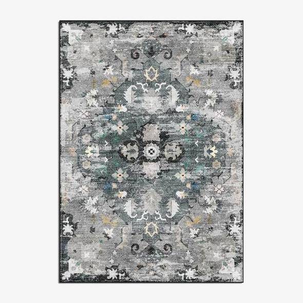Persian rug with vintage style Persy grey F