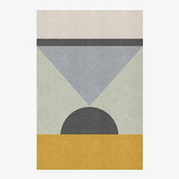 Tapis rectangle moderne géométrique basique Splice