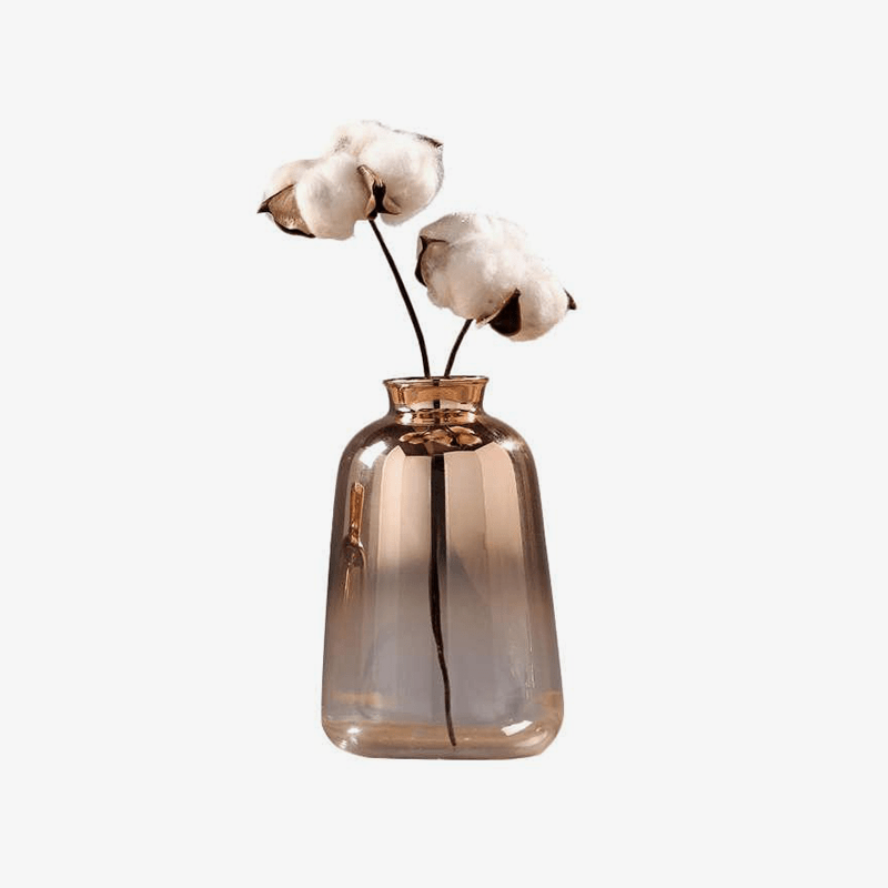 Vase design en verre effet Bootle Déco